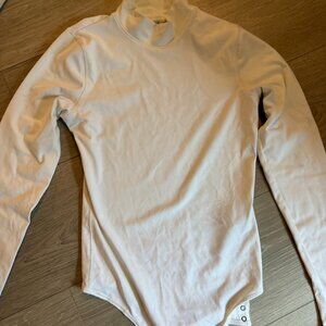 Abercrombie Mock Neck Long Sleeve Bodysuit